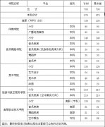 2013年贵州民族学院艺术类招生计划表(省内)