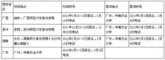 2018年华南农业大学音乐单考时间安排